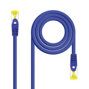 nanocable cable red latiguillo lszh cat.6a sftp awg26 25cm color azul