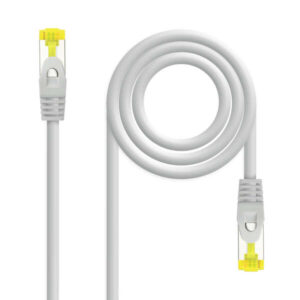 nanocable cable red latiguillo lszh cat.6a sftp awg26 30cm color gris