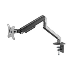 tooq soporte mesa pantallas giratorio inclinacion 1 brazo 17 32" color gris