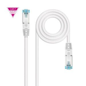 nanocable cable red cat.7 lszh sftp pimf awg26 1m color blanco