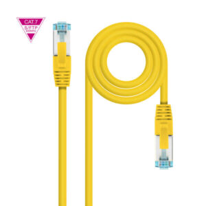 nanocable cable red cat.7 lszh sftp pimf awg26 1m color amarillo