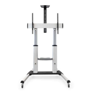 tooq soporte suelo ruedas aluminio 60 100 color plata