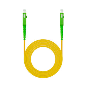 nanocable cable fibra sc/apc sc/apc monomodo lszh 15m color amarillo