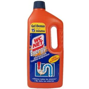 wc net energy desatascador liquido de tuberias 1l no daña las tuberias gel denso actua en 15min