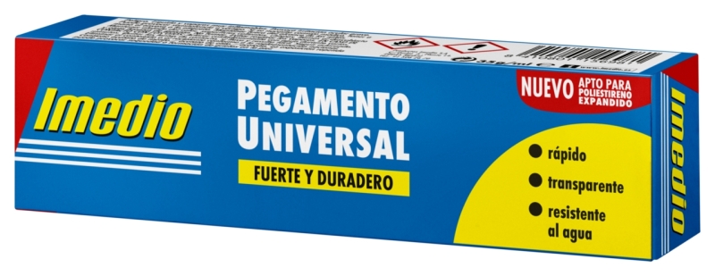 imedio pegamento universal 35ml transparente secado rapido