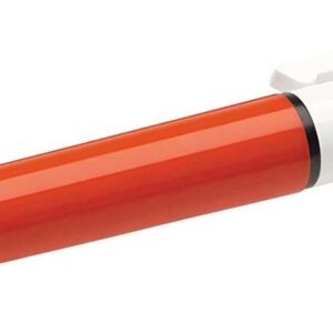 bic 4 colours original fine boligrafo de bola retractil punta de 0.8mm trazo de 0.36mm tinta con base de aceite cuerpo naranja/blanco 4 colores