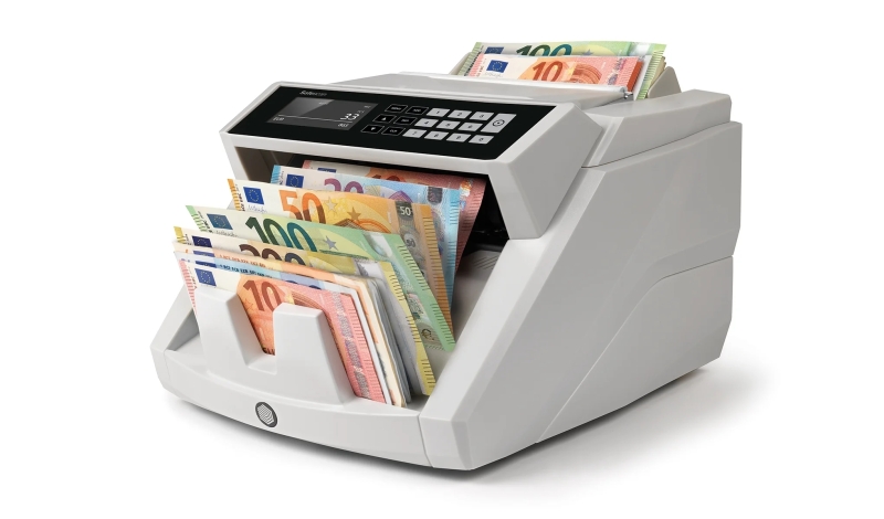 safescan 2465 s contadora de billetes puede contar billetes de euro mezclados capacidad hasta 300 billetes 1000 billetes por minuto deteccion de billetes falsos