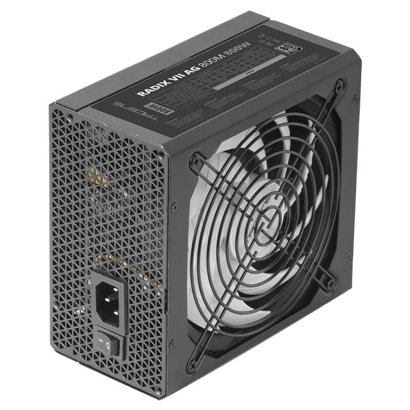 tacens radix vii ag 800m fuente de alimentacion 80 plus silver 800w atx pfc activo ventilador 140mm