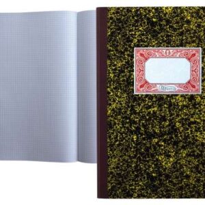 miquel rius cuaderno cartone cuadricula 4mm tamaño folio natural 100 hojas sin numerar cubiertas de carton contracolado lomo de tela engomada granate