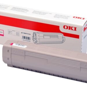 oki c813 magenta cartucho de toner original 46471114
