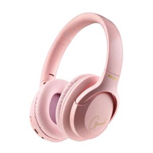 ngs artica greed auriculares bluetooth 5.1 con microfono diadema ajustable almohadillas acolchadas autonomia hasta 46h manos libres color rosa