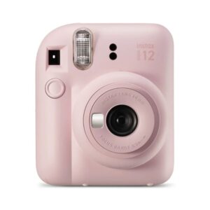 fujifilm instax mini 12 blossom pink camara instantanea tamaño de imagen 62x46mm flash auto exposicion automatica mini espejo para selfies modo primer plano