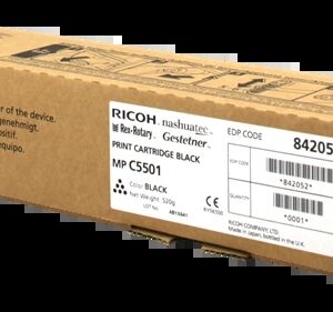 ricoh aficio mp c4501/mp c5501 negro cartucho de toner original 842052/841583/841456