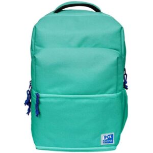 oxford +lb b out mochila escolar compartimento isotermico cremallera expandible tirantes acolchados y ajustables tamaño 42x30x15cm color turquesa