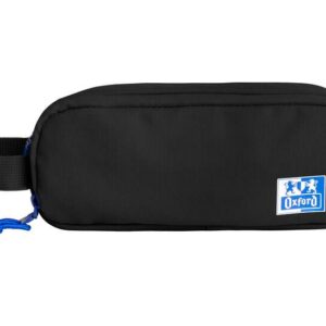 oxford b smart estuche portatodo 3 compartimentos asa lateral fabricado en material reciclado color negro