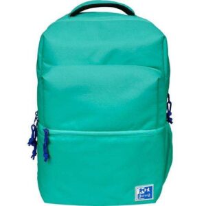 oxford b ready mochila escolar tirantes acolchados y ajustables tamaño 42x30x15cm color turquesa