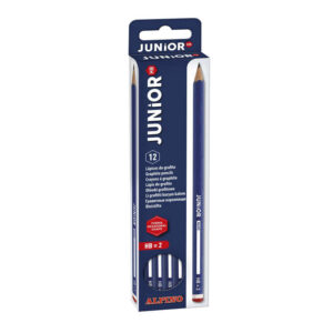 alpino junior pack con 12 lapices de grafito hb con cabecilla espacio para personalizar 