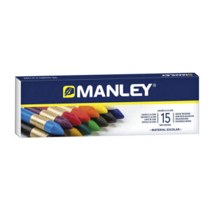 manley pack de 15 ceras blandas de trazo suave ideal para gran variedad de tecnicas y aplicaciones fabricacion artesanal amplia gama de colores colores surtidos