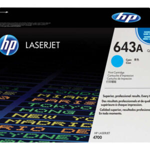 hp q5951a cyan cartucho de toner original 643a