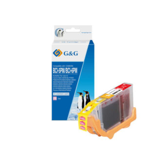 g&g canon bci6/bci5/bci3 magenta photo cartucho de tinta generico reemplaza 4710a002