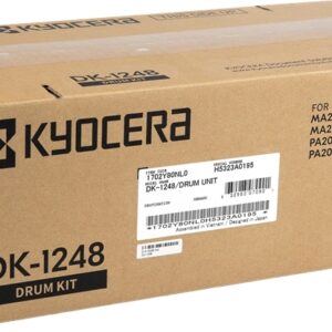 kyocera dk1248 negro tambor de imagen original 1702y80nl0 (drum)