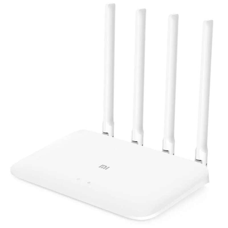xiaomi mi router wifi ac1200 doble banda 1x puerto wan gigabit y 2x puertos lan gigabit 4 antenas externas