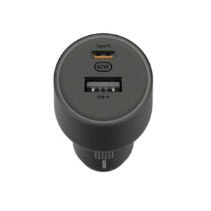 xiaomi car charger cargador de coche 67w 1x usb c, 1x usb a + cable compatible con carga rapida