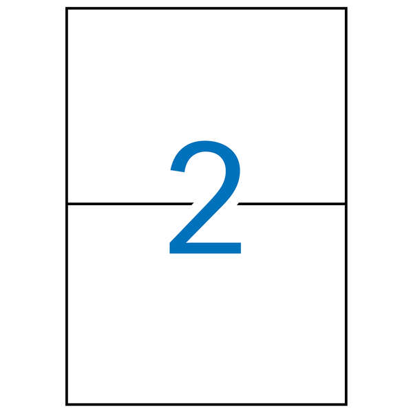 apli etiquetas blancas removibles 210.0 x 148.0mm 100 hojas