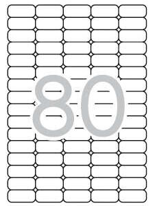 apli pack de 2.000 etiquetas 35.6x16.9mm 25 hojas por 80 etiquetas adhesivo removible cantos romos aptas para impresion inkjet, laser color blanco