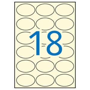 apli etiquetas crema permanentes 63.5 x 42.3mm 20 hojas