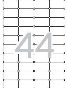 apli etiquetas translucidas resistentes intemperie 48.5 x 25.4mm 20 hojas