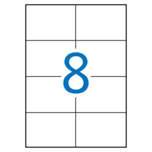 apli etiquetas blancas extrafuertes 105.0 x 74.0mm 100 hojas