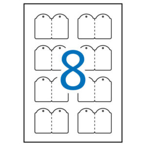 apli etiquetas colgantes imprimibles 36.0 x 53.0mm 10 hojas