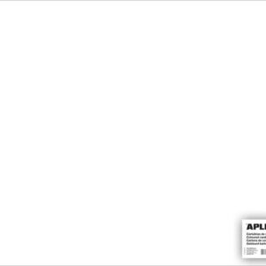 apli cartulina blanca 50 x 65cm 170g 25 hojas