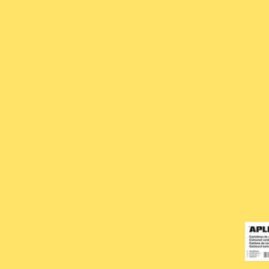 apli cartulina amarillo claro 50 x 65cm 170g 25 hojas