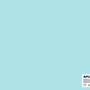 apli cartulina azul claro 50 x 65cm 170g 25 hojas