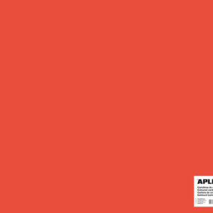 apli cartulina roja 50 x 65cm 170g 25 hojas