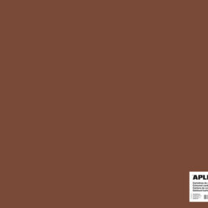 apli cartulina marron 50 x 65cm 170g 25 hojas