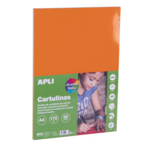 apli cartulinas surtido intenso a4 170g 50 hojas