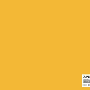 apli cartulina amarillo oro 50 x 65mm 170g 25 hojas