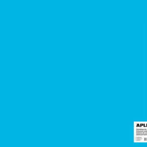 apli cartulina azul medio 50 x 65mm 170g 25 hojas