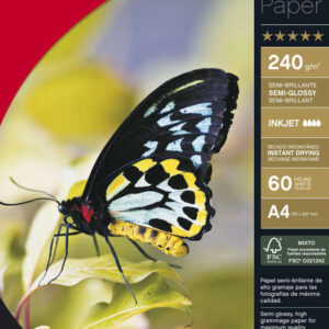 apli papel fotografico photosatin a4 240g 60 hojas