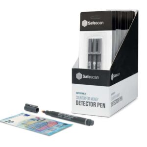 safescan 30 blister con 3 boligrafos detectores de billetes falsos verificacion en 2 segundos tinta con base de yodo