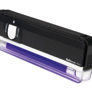 safescan 40h detector portatil de billetes falsos lampara ultravioleta de 4w linterna led para verificacion visual