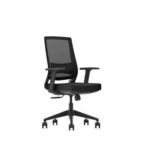 cromad gama senior se2000 silla de oficina piston de gas de grado 4 soporte lumbar respaldo de malla reposabrazos fijos