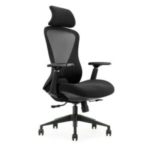 cromad gama senior se5000 silla de oficina piston de gas de grado 4 soportes lumbar y cervical ajustables respaldo de malla reposabrazos ajustables 3d y acolchados