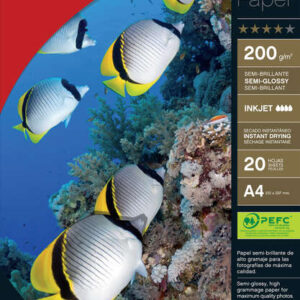 apli papel fotografico photosatin a4 200g 20 hojas