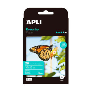 apli papel fotografico everyday 10 x 15 cm 180g 20 hojas