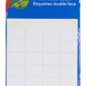 apli etiquetas doble frontal blancas 12.0 x 18.0mm