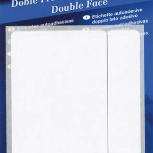 apli etiquetas doble frontal blancas 12.0 x 30.0mm